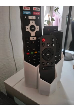 3 Gözlü Kumanda Organizer Standı Uzaktan Kumanda Düzenleyici TV Kumandalık Modern