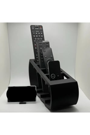 4 Gözlü Kumanda Organizer Standı Uzaktan Kumanda Düzenleyici TV Kumandalık Modern