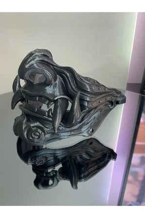 Samuray Samurai Oni Mask, Oni Maskesi, Samuray Maskesi