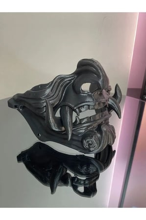 Samuray Samurai Oni Mask, Oni Maskesi, Samuray Maskesi
