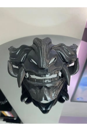 Samuray Samurai Oni Mask, Oni Maskesi, Samuray Maskesi