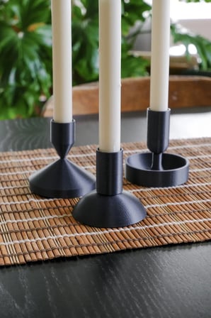 3'lü Şamdan Set Dekoratif Mumluk Set Şamdanlık Pinterest
