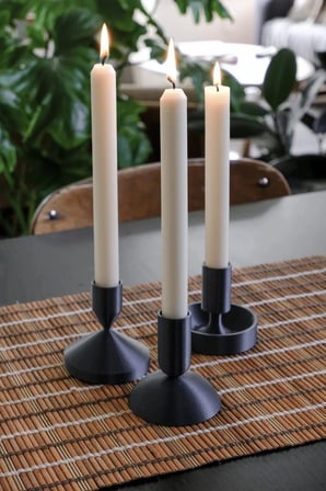 3'lü Şamdan Set Dekoratif Mumluk Set Şamdanlık Pinterest