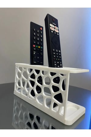 5 Gözlü Kumanda Organizer Standı Uzaktan Kumanda Düzenleyici TV Kumandalık Modern Beyaz