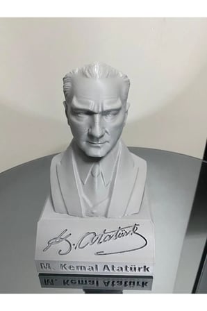 Özel Üretim ATATÜRK Büstü, MUSTAFA KEMAL ATATÜRK Biblo, Atatürk Heykel 18 CM