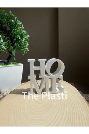 Home Yazılı Dekoratif Biblo Ve Masaüstü Dekor 10 Cm X 10 Cm Boyut