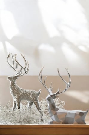 2'li Geyik Biblo, Dekoratif Geyik, Yılbaşı, New Year, Yılbaşı Temalı, Christmas, Pinterest