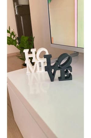 İKİLİ DEKORATİF HOME LOVE BİBLO, İKİLİ SET MASAÜSTÜ DEKOR
