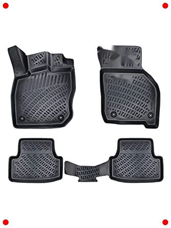 Uyumlu 3D Havuzlu Paspas Seti