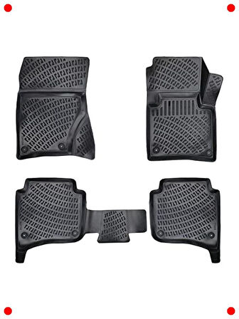 Touareg 2010-2018 3D Havuzlu Paspas