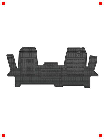 Ticari Araç İçi Kauçuk Paspas - Siyah 2014+ Uyumlu