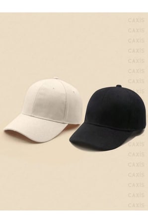 Spor Şapka Unisex 2 Adet Arkası Cırtlı Ayarlanabilir