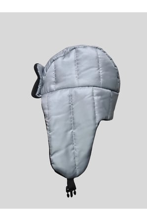 Kışlık içi polarlı Su geçirmez Uşanka şapka Yetişkin - Çocuk Unisex Gri