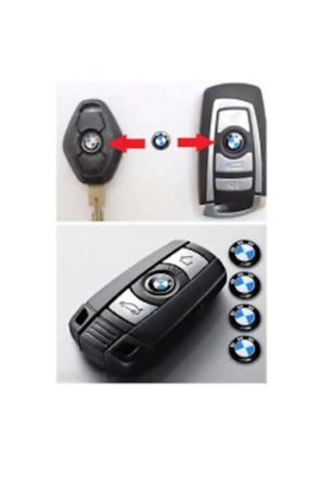 Bmw Uyumlu Anahtar Amblemi Logo Damla Etikettir 2 adet 11 MM