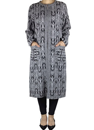 KADIN ÖNÜ FERMUARLI ÜSTTEN CEPLİ KALIN KAP