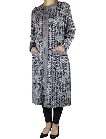 KADIN ÖNÜ FERMUARLI ÜSTTEN CEPLİ KALIN KAP