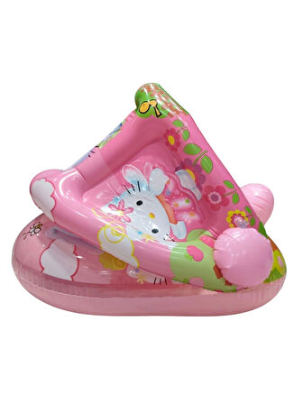Sekk O Bebek Havuzu PEMBE Yaş 1-4 Yaş için Hello Kity Bebek Yüzme simidi Çıkartmalı Takmalı Deniz Simidi