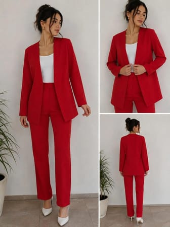 Kadın Ceket Pantolon 