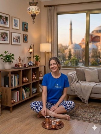 Kadın Kısa Kol Kapri Yumuşak Tuşeli Likralı Penye Pijama Takım
