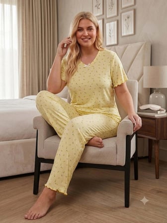 Büyük beden pijama takımı