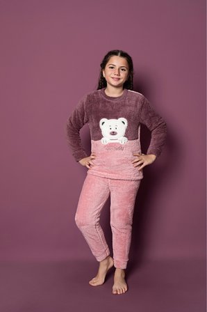 Çocuk Peluş Pijama Takımı