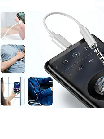 Samsung S22 Ultra Uyumlu Kulaklık Çevirici Type-c To Aux 3.5mm Jack Adapter