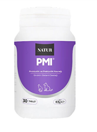 Natur PMI Prebiyotik Kedi ve Köpek Besin Takviyesi 30 Tablet