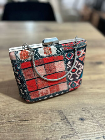 Portföy Çanta, Hasır Çanta, El Yapımı Clutch Çanta, Günlük Çanta, Piramit Tasarım Çanta