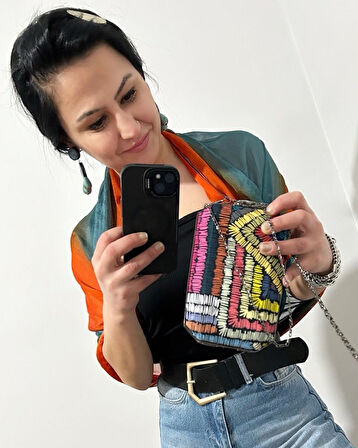 Portföy Çanta, Hasır Çanta, El Yapımı Clutch Çanta, Günlük Çanta, Dik Tasarım Çanta
