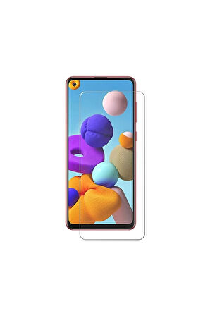 Samsung A21s Ekran Koruyucu Uyumlu Tam Uyumlu Temperli Cam Ekran Koruyucu Kırılmaz Cam