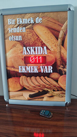 Askıda Ekmek Led Sayıcı (uzaktan Kumandalı)