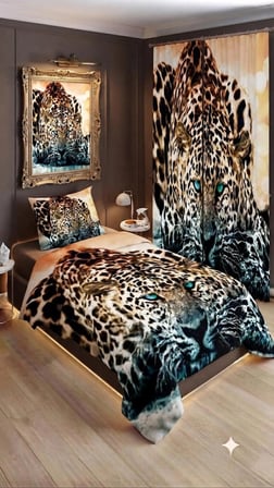 ÖZEL TASARIM TEK KİŞİLİK NEVRESİM TAKIMI PAMUK SATEN 160X240 CM Marka Luxury Premium Organik RANFORCE Kumaş Deluxe aslan kaplan Seri solmaz leke tutmaz uzun ömürlü canlı uhd baskı 
