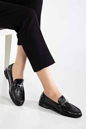 Suins Asral Taş Detaylı Kadın Babet Ayakkabı