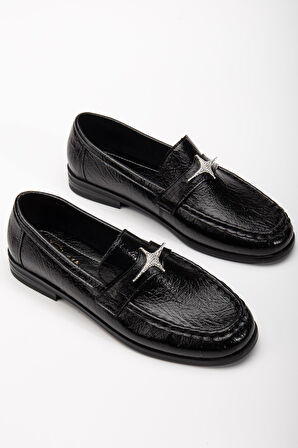 Suins Asral Taş Detaylı Kadın Babet Ayakkabı