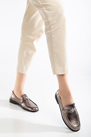 Suins Asral Taş Detaylı Kadın Babet Ayakkabı