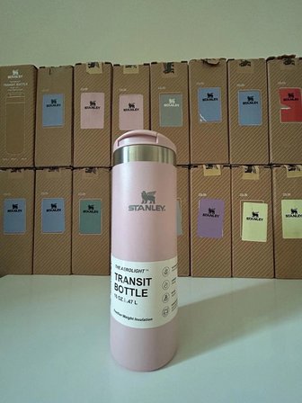 Stanley Aerolight Transit Termos Mug 0.47 Liter Rose Quartz / Pembe