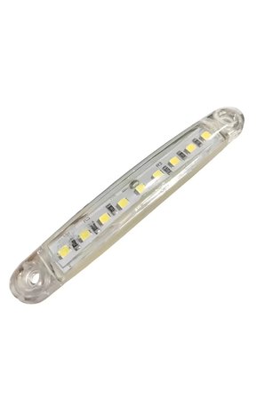 10 Adet 9 Led'li Parmak Led Beyaz Kamyon Tır Ve 12/24 Volt Araçlar Aksesuar Dorse & Etek Lambası