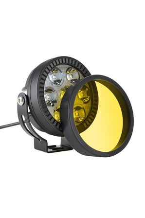 2 li set Motosiklet LED Sis Farı Metal Gövde D7 Led Enduro GS Serileri Uyumlu