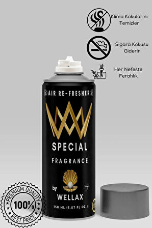 Koku Giderici Klima Bombası Dezenfektan Sprey 150 Ml, Temizleyici Tazeleyici BRRBRY