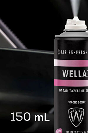 Koku Giderici Klima Bombası Dezenfektan Sprey 150 Ml, Temizleyici Tazeleyici Strong Desire