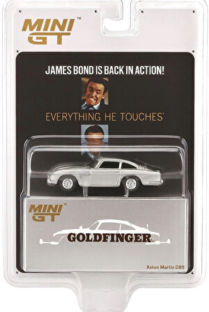 007 James Bond Gold Finger 1:64 Aston Martin DB5 Diecast Model Araba