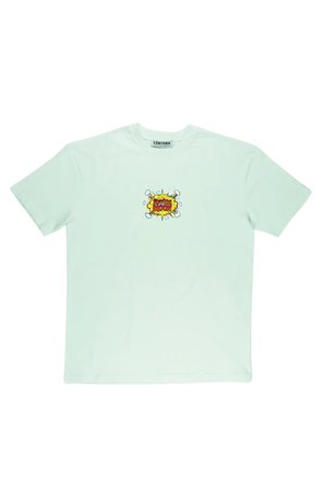 Lenithra Astronot Pop Art Sırt Baskılı Unisex Oversize T-shirt Beyaz / 2XL