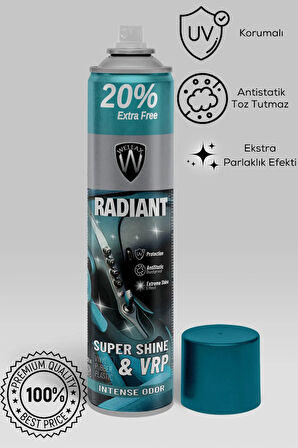 Oto Torpido Ve Ahşap Kaplama Plastik Parlatıcı Sprey 750 ml - Motosiklet Konsol İçin Uygun