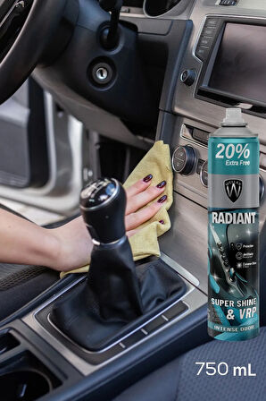 Oto Torpido Ve Ahşap Kaplama Plastik Parlatıcı Sprey 750 ml - Motosiklet Konsol İçin Uygun