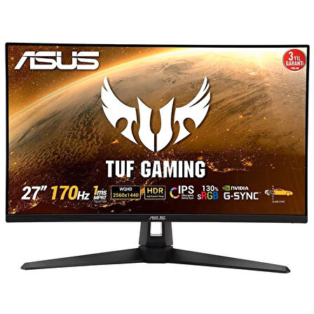 Asus VG27AQ1A 27" 170Hz 1ms Wqhd HDR10 IPS G-Sync/freesync Gaming Monitör