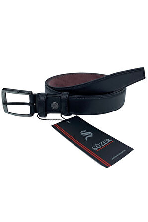 3 Cm Klasik Suni Deri Çocuk Kemeri