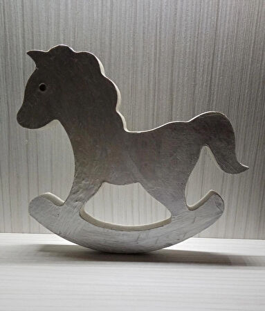 Doğum Günü Hediyesi Ev Hediyesi Ofis Dekor Hediyesi Ahşap  Oyuncak Sallanan At