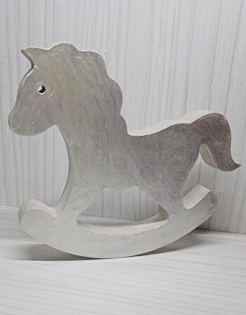 Doğum Günü Hediyesi Ev Hediyesi Ofis Dekor Hediyesi Ahşap  Oyuncak Sallanan At