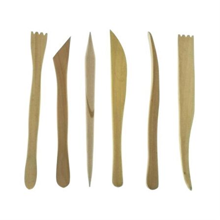 Art Tone Ahşap Ebeşuar Seti 15cm 6 Adet