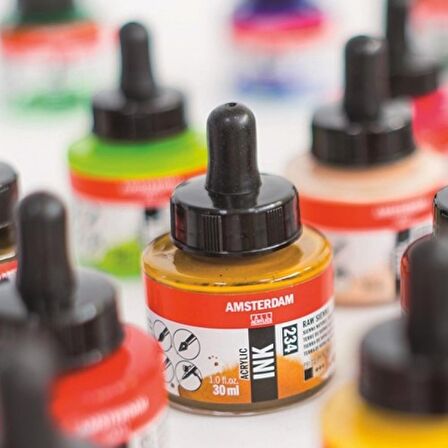 Amsterdam AMSTERDAM AKRİLİK MÜREKKEP : Acrylic Ink : 30ml : Ultramarine Violet 507